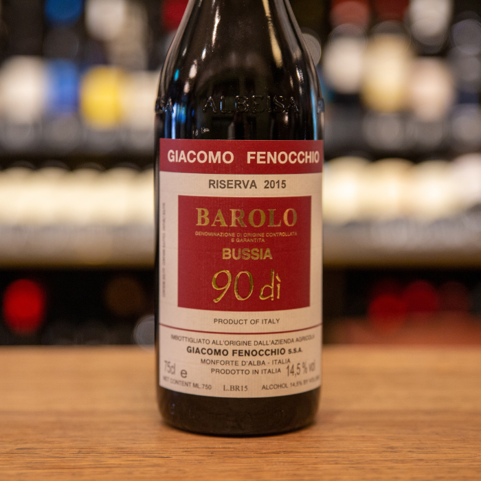 2015 Giacomo Fenocchio Barolo Bussia Riserva