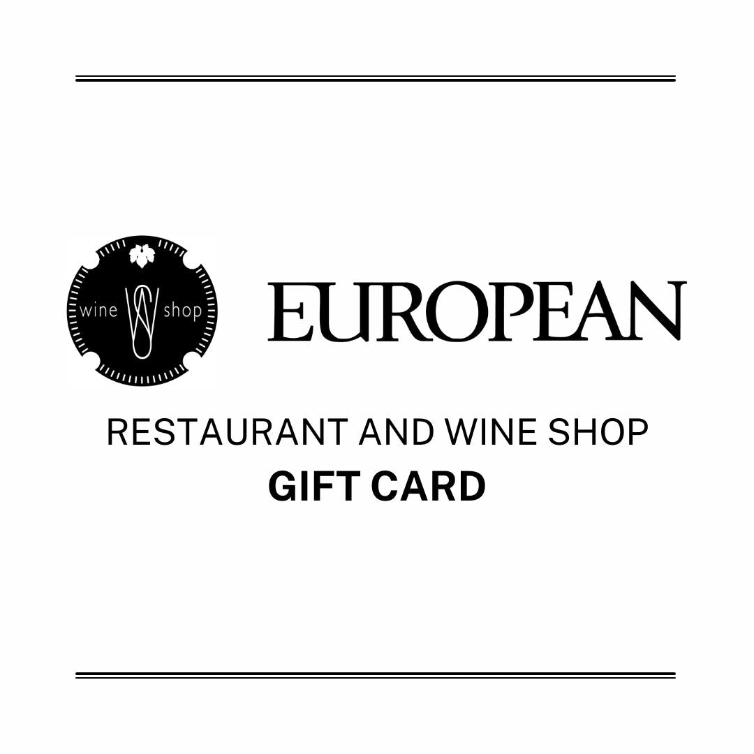 CWS and European Gift Card (Digital)